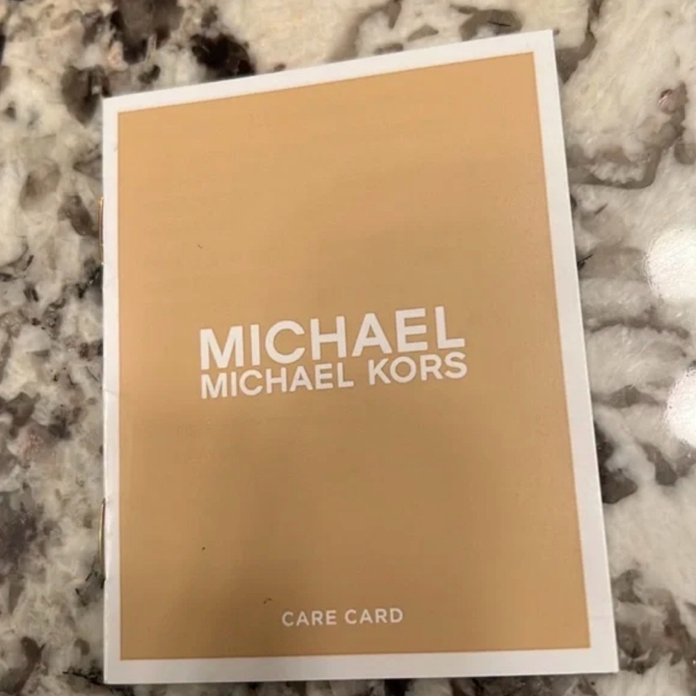 Michael Kors Two-Tone Blue Card Holder - Picture 9 of 9